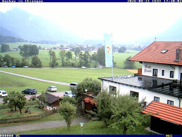 Archived image Webcam Aschau (Chiemgau) - Cafe Pauli