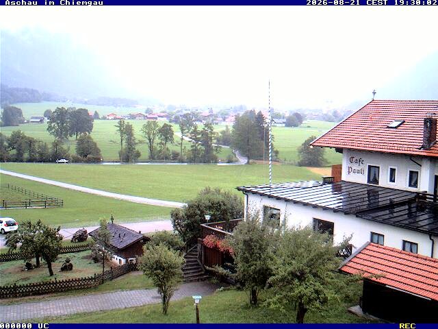 Archived image Webcam Aschau (Chiemgau) - Cafe Pauli