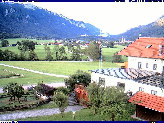 Archiv Foto Webcam Aschau im Chiemgau - Blick Richtung Süden auf Aschau