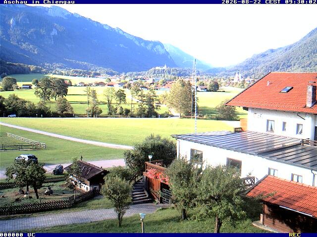 Archiv Foto Webcam Aschau im Chiemgau - Blick Richtung Süden auf Aschau