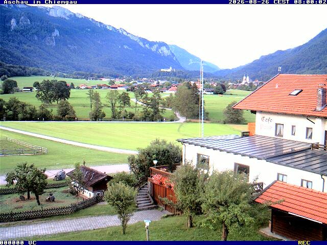 Archived image Webcam Aschau (Chiemgau) - Cafe Pauli