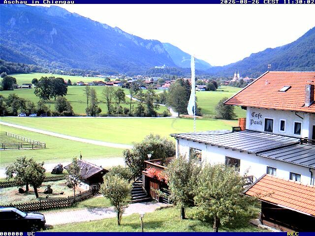 Archived image Webcam Aschau (Chiemgau) - Cafe Pauli
