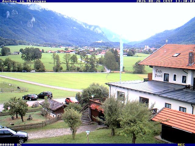 Archived image Webcam Aschau (Chiemgau) - Cafe Pauli