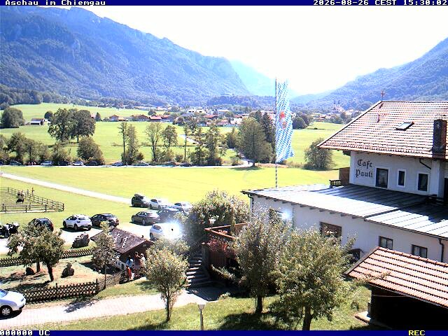 Archived image Webcam Aschau (Chiemgau) - Cafe Pauli