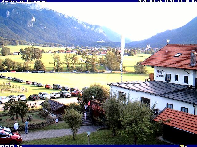 Archived image Webcam Aschau (Chiemgau) - Cafe Pauli