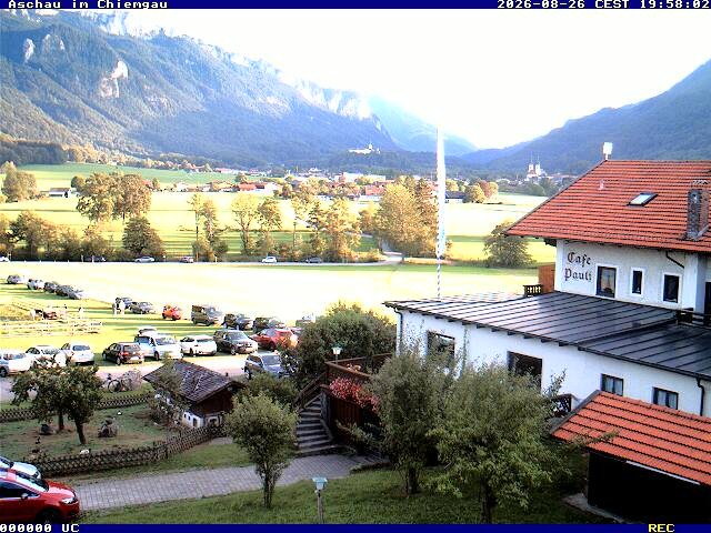 Archived image Webcam Aschau (Chiemgau) - Cafe Pauli
