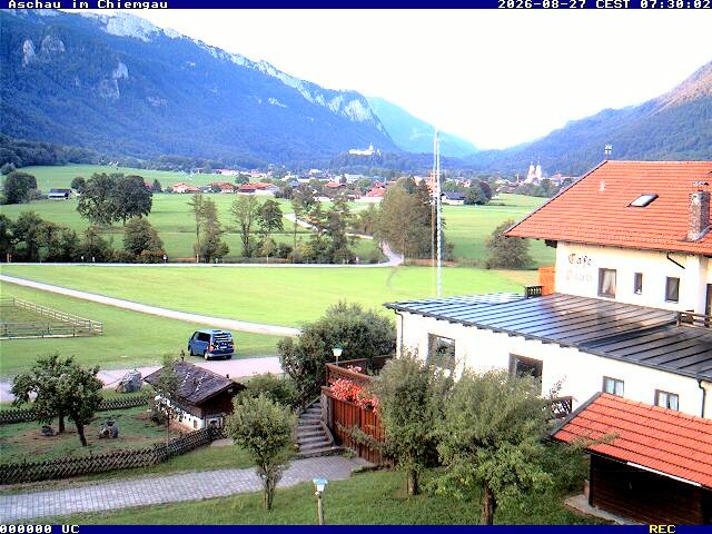 Archiv Foto Webcam Aschau im Chiemgau - Blick Richtung Süden auf Aschau