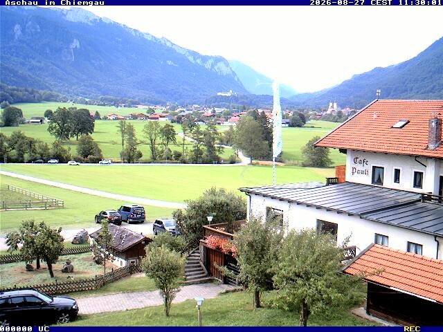 Archiv Foto Webcam Aschau im Chiemgau - Blick Richtung Süden auf Aschau
