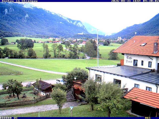 Archiv Foto Webcam Aschau im Chiemgau - Blick Richtung Süden auf Aschau