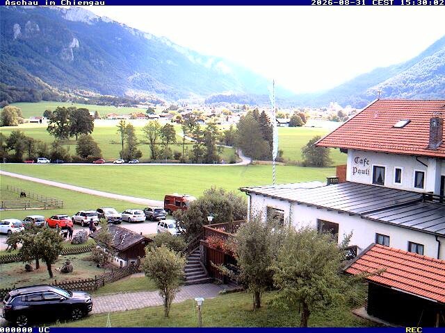 Archived image Webcam Aschau (Chiemgau) - Cafe Pauli