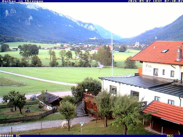 Archiv Foto Webcam Aschau im Chiemgau - Blick Richtung Süden auf Aschau