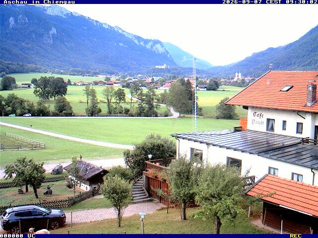 Archiv Foto Webcam Aschau im Chiemgau - Blick Richtung Süden auf Aschau