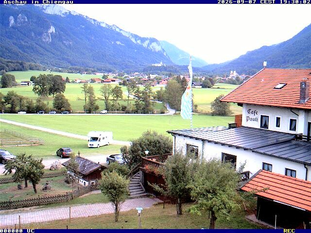 Archiv Foto Webcam Aschau im Chiemgau - Blick Richtung Süden auf Aschau