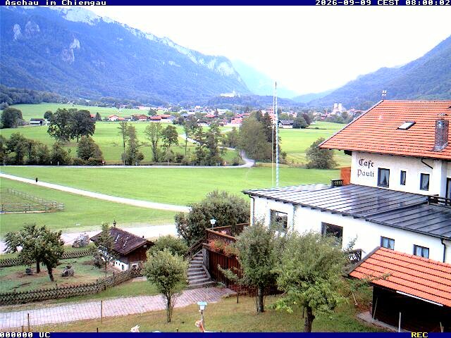 Archived image Webcam Aschau (Chiemgau) - Cafe Pauli