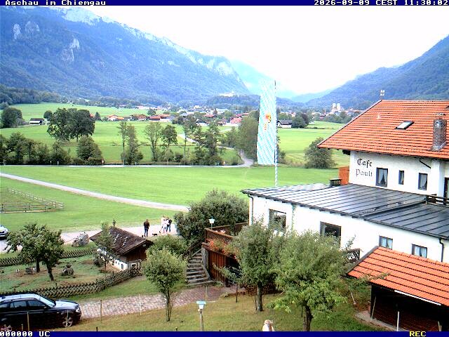 Archived image Webcam Aschau (Chiemgau) - Cafe Pauli
