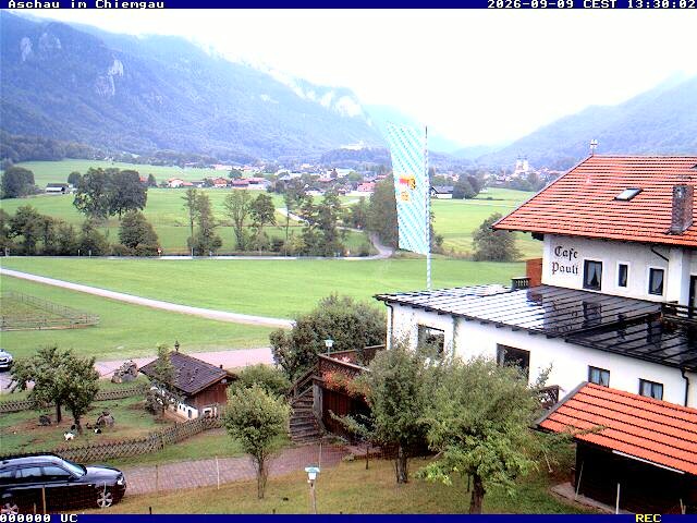 Archived image Webcam Aschau (Chiemgau) - Cafe Pauli