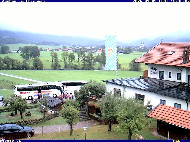 Archived image Webcam Aschau (Chiemgau) - Cafe Pauli