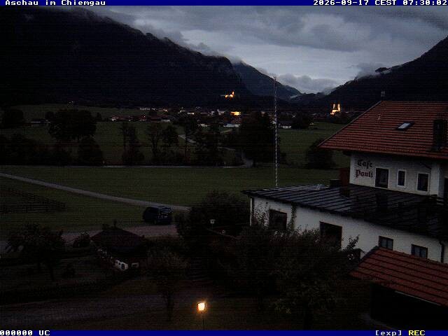 Archived image Webcam Aschau (Chiemgau) - Cafe Pauli