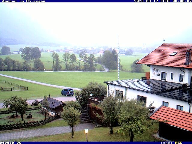 Archived image Webcam Aschau (Chiemgau) - Cafe Pauli