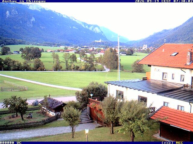 Archived image Webcam Aschau (Chiemgau) - Cafe Pauli