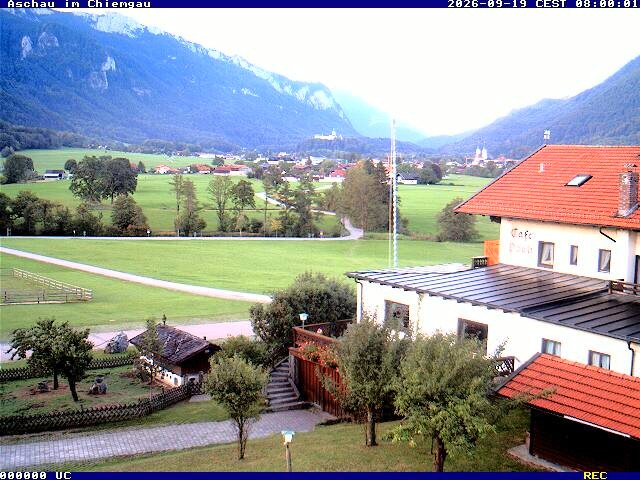 Archived image Webcam Aschau (Chiemgau) - Cafe Pauli