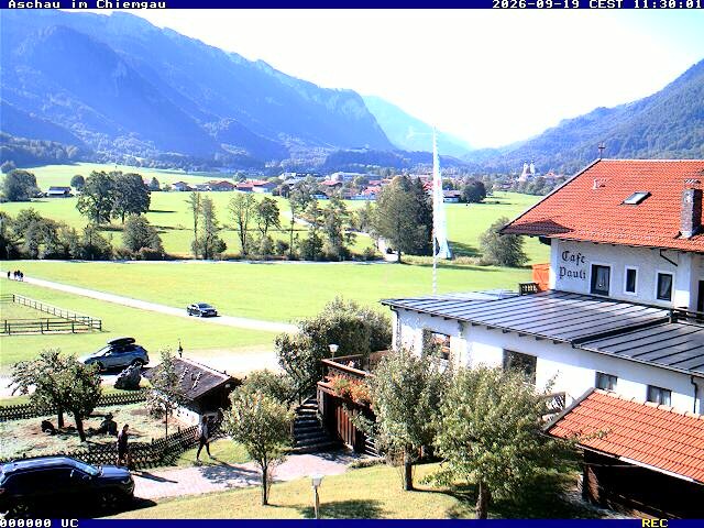 Archived image Webcam Aschau (Chiemgau) - Cafe Pauli
