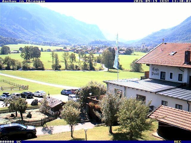 Archived image Webcam Aschau (Chiemgau) - Cafe Pauli