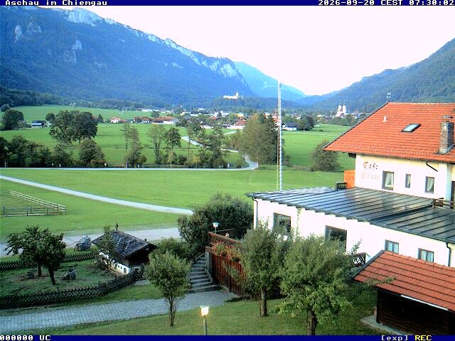 Archiv Foto Webcam Aschau im Chiemgau - Blick Richtung Süden auf Aschau
