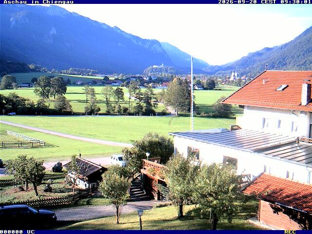 Archiv Foto Webcam Aschau im Chiemgau - Blick Richtung Süden auf Aschau