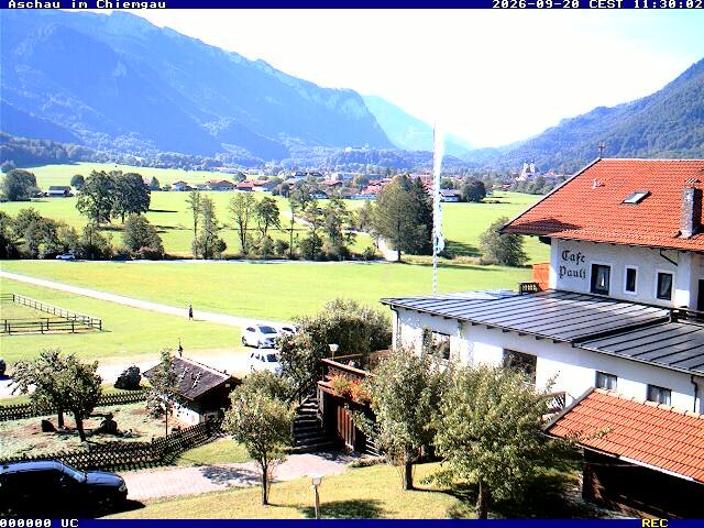 Archiv Foto Webcam Aschau im Chiemgau - Blick Richtung Süden auf Aschau