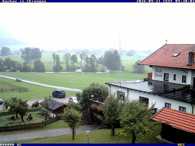 Archived image Webcam Aschau (Chiemgau) - Cafe Pauli