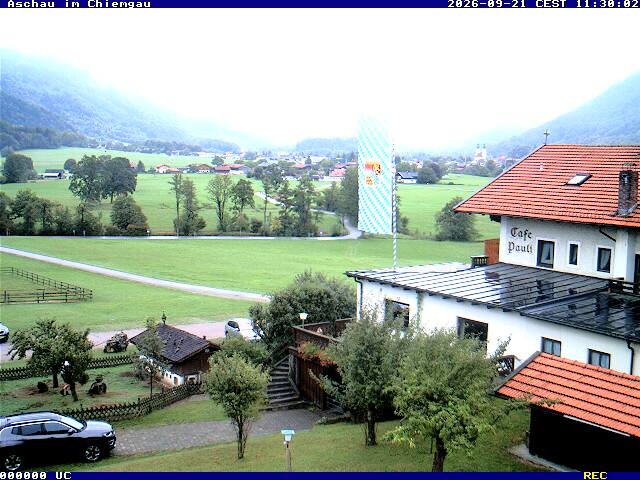 Archived image Webcam Aschau (Chiemgau) - Cafe Pauli