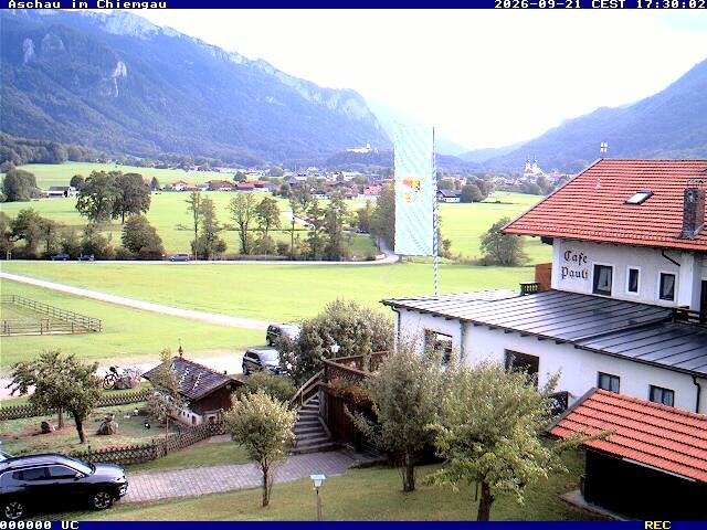 Archived image Webcam Aschau (Chiemgau) - Cafe Pauli
