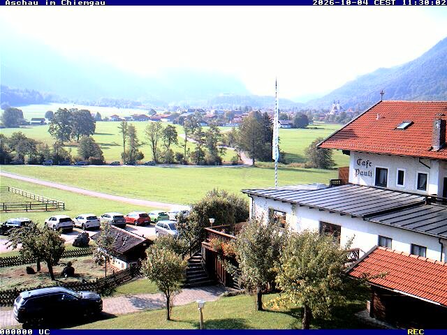 Archiv Foto Webcam Aschau im Chiemgau - Blick Richtung Süden auf Aschau