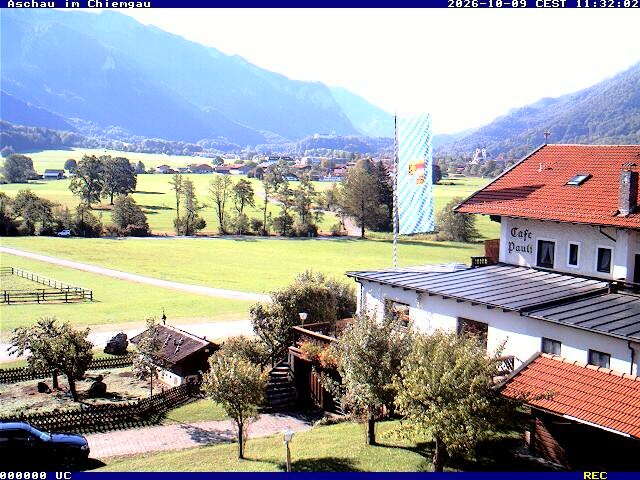Archiv Foto Webcam Aschau im Chiemgau - Blick Richtung Süden auf Aschau