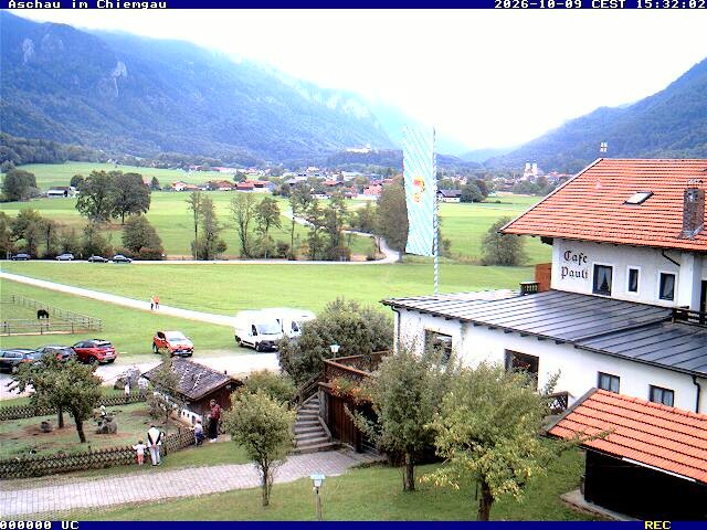 Archiv Foto Webcam Aschau im Chiemgau - Blick Richtung Süden auf Aschau