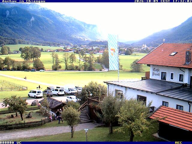 Archived image Webcam Aschau (Chiemgau) - Cafe Pauli