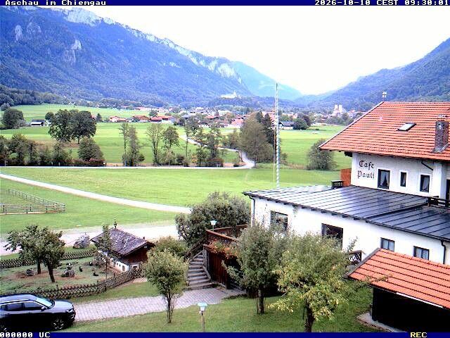 Archived image Webcam Aschau (Chiemgau) - Cafe Pauli