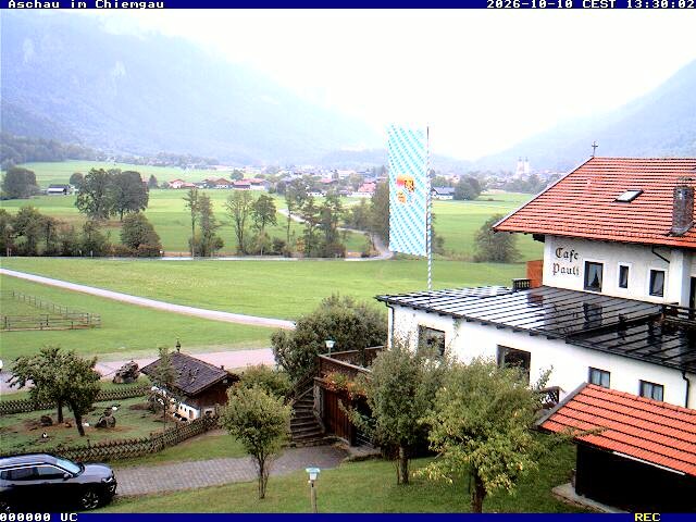 Archived image Webcam Aschau (Chiemgau) - Cafe Pauli