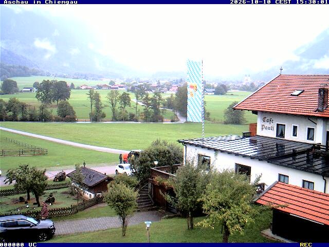 Archived image Webcam Aschau (Chiemgau) - Cafe Pauli