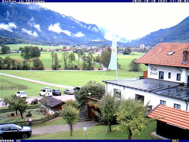 Archived image Webcam Aschau (Chiemgau) - Cafe Pauli