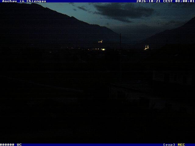 Archiv Foto Webcam Aschau im Chiemgau - Blick Richtung Süden auf Aschau