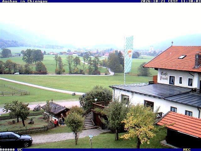 Archiv Foto Webcam Aschau im Chiemgau - Blick Richtung Süden auf Aschau
