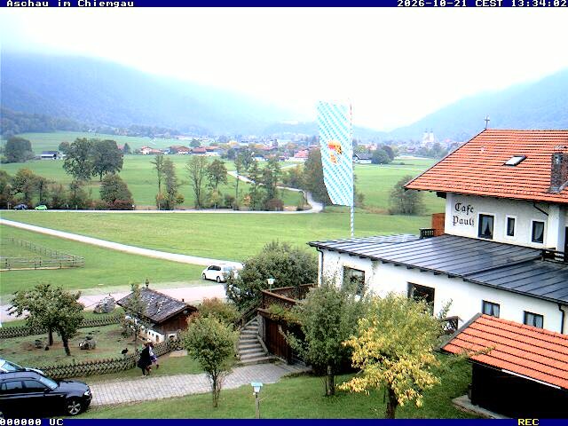 Archiv Foto Webcam Aschau im Chiemgau - Blick Richtung Süden auf Aschau