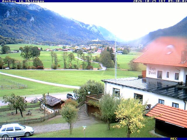 Archived image Webcam Aschau (Chiemgau) - Cafe Pauli