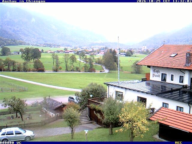 Archived image Webcam Aschau (Chiemgau) - Cafe Pauli