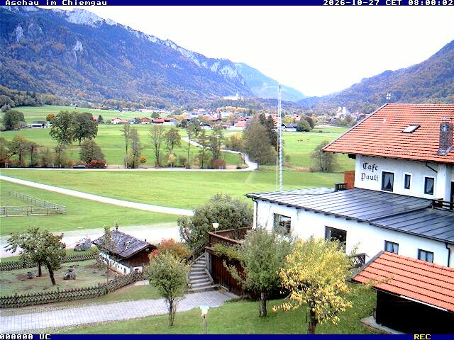 Archiv Foto Webcam Aschau im Chiemgau - Blick Richtung Süden auf Aschau