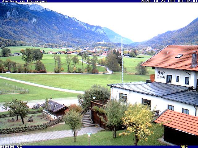 Archiv Foto Webcam Aschau im Chiemgau - Blick Richtung Süden auf Aschau