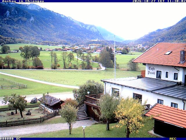 Archiv Foto Webcam Aschau im Chiemgau - Blick Richtung Süden auf Aschau