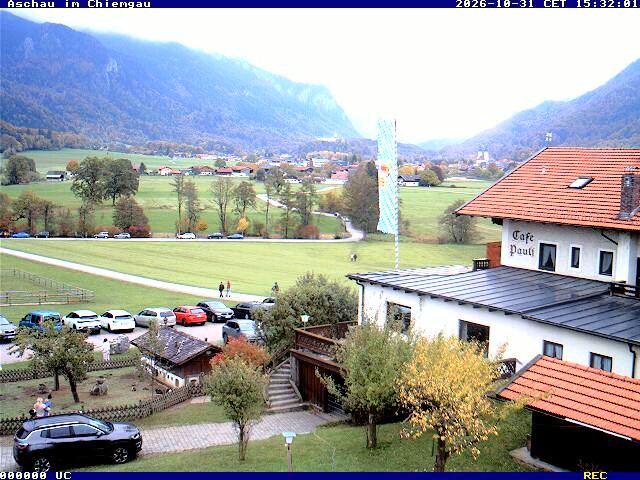 Archiv Foto Webcam Aschau im Chiemgau - Blick Richtung Süden auf Aschau